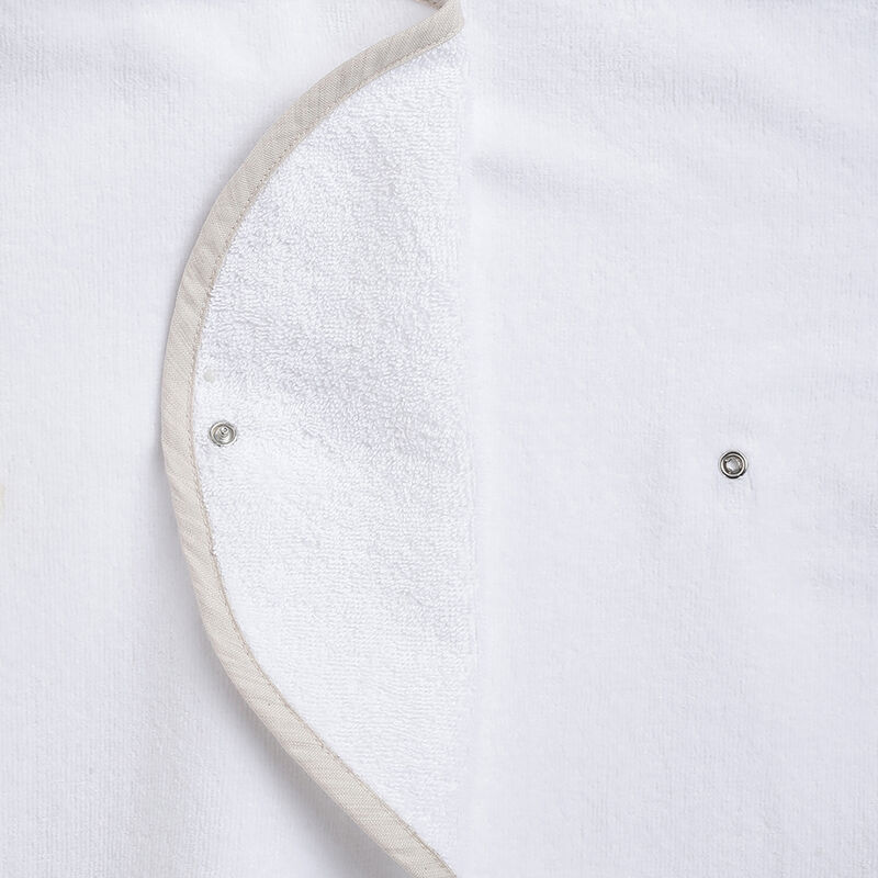Infants White Woven Bathwrap image number 4
